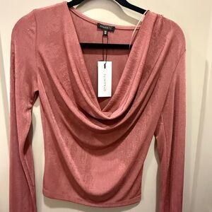 Dynamite Rose Knit Top